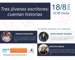Tres jóvenes escritores: cuentan historias